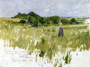 Shinnecock Hills 7 -  William Merritt Chase Oil Painting