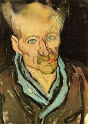 Portrait of a Patient in Saint-Paul Hospital - Vincent Van Gogh Oil Painting