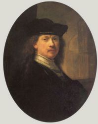 Self Portrait 9 - Rembrandt van Rijn Oil Painting