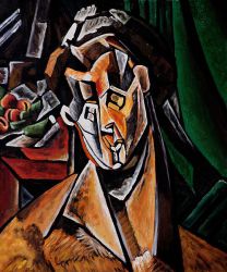 Woman with Pears -  Pablo Picasso Oil Painting