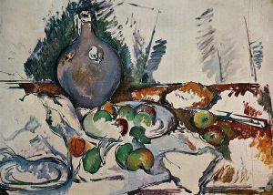 Still Life with Water Jug -   Paul Cezanne Oil Painting