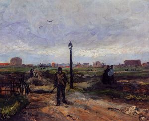 Outskirts of Paris - Vincent Van Gogh Oil Painting