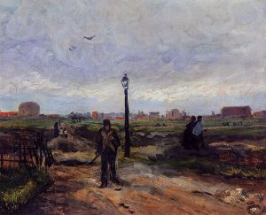 Outskirts of Paris -  Vincent Van Gogh Oil Painting