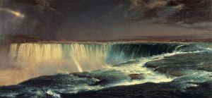 Niagara Falls -   Frederic Edwin Church Oil Painting