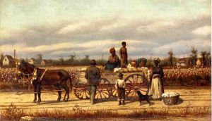 Noon Day Pause in the Cotton Field - William Aiken Walker Oil Painting