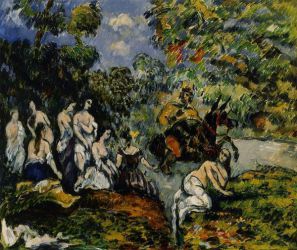 Legendery Scene -  Paul Cezanne Oil Painting