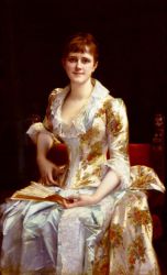 Portrait Of Young Lady - Oil Painting Reproduction On Canvas