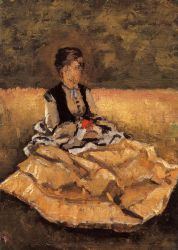 Woman Seated on the Grass (fragment) - Oil Painting Reproduction On Canvas