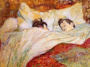 In Bed V - Oil Painting Reproduction On Canvas
