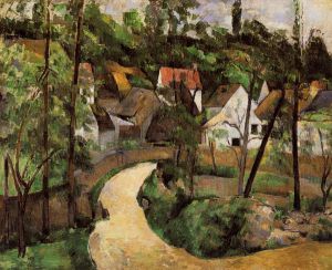 A Turn in the Road -   Paul Cezanne Oil Painting