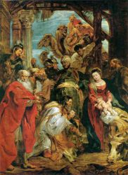 Adoration of the Kings - Peter Paul Rubens oil painting