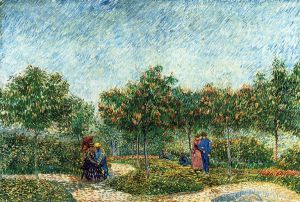 The Voyer d\'Argenson Park in Asnieres -  Vincent Van Gogh Oil Painting