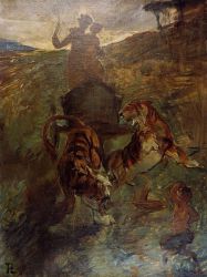 Allegory: Springtime of Life -  Henri De Toulouse-Lautrec Oil Painting