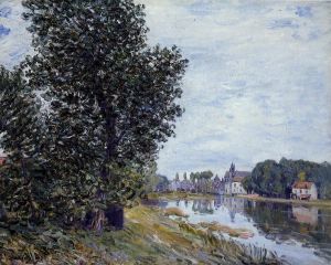 At Moret-sur-Loing - Oil Painting Reproduction On Canvas