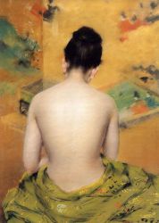 Back of a Nude II -   William Merritt Chase Oil Painting