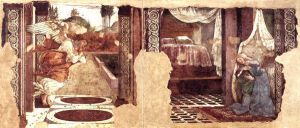 Annunciation - Sandro Botticelli Oil Painting