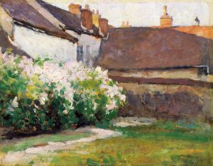 Afternoon Shadows, Grez, France -   Robert Vonnoh Oil Painting