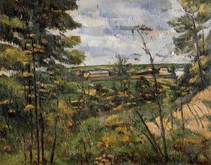 The Oise Valley -  Paul Cezanne Oil Painting