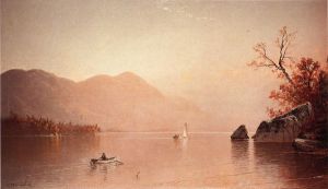 Autumn Mist, Lake George, New York -   Alfred Thompson Bricher Oil Painting