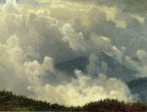 Mountain Mist -  Albert Bierstadt Oil Painting