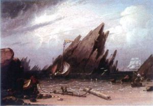 The Needles - Robert Salmon Oil Painting