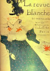 La Revue Blanche II - Henri De Toulouse-Lautrec Oil Painting