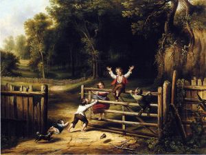 Happy as a King -  Thomas Worthington Whittredge Oil Painting