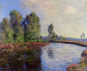 Banks of the Loing II - Oil Painting Reproduction On Canvas