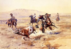 The Renegade -  Charles Marion Russell Oil Painting