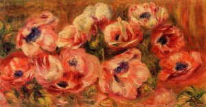 Anemones III -  Pierre Auguste Renoir Oil Painting