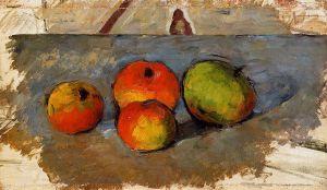 Four Apples -   Paul Cezanne Oil Painting