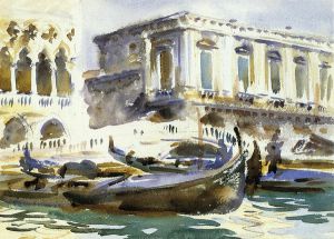 Venice: The Prison -   John Singer Sargent Oil Painting