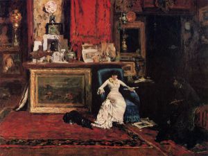 Interior of the Artist\'s Studio -   William Merritt Chase Oil Painting