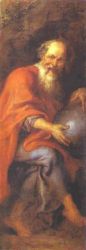 Democritus. - Peter Paul Rubens Oil Painting