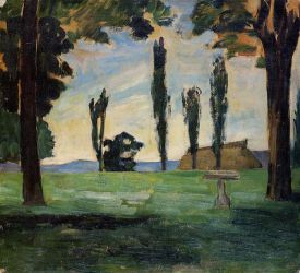 Landscape -  Paul Cezanne Oil Painting
