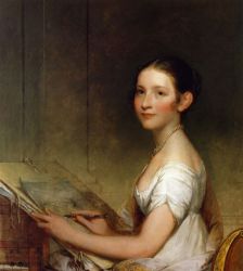 Lydia Smith -   Gilbert Stuart Oil Painting