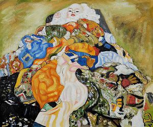 Baby (Cradle) - Oil Painting Reproduction On Canvas