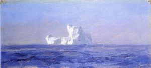 Off Iceberg, Newfoundland -   Frederic Edwin Church Oil Painting