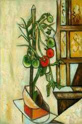 Tomato Plant -  Pablo Picasso Oil Painting