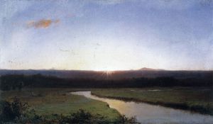 Sunrise -   Frederic Edwin Church Oil Painting