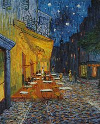 Cafe Terrace at Night IV - Vincent Van Gogh oil painting