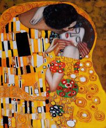 The Kiss IV - Oil Painting Reproduction On Canvas Gustav Klimt Oil Painting
