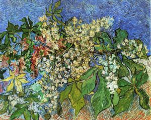 Blossoming Chestnut Branches -  Vincent Van Gogh Oil Painting