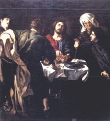 The Supper At Emmaus -   Peter Paul Rubens Oil Painting