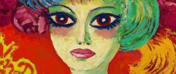 Girl with big eyes - Fausvism oil paining