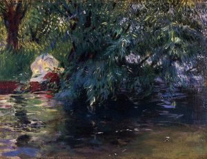A Backwater, Calcot Mill near Reading - John Singer Sargent Oil Painting