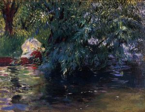 A Backwater, Calcot Mill near Reading - John Singer Sargent Oil Painting