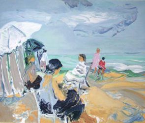 Bord de plage - Oil Painting Reproduction On Canvas