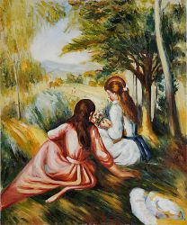 In The Meadow II - Oil Painting Reproduction On Canvas