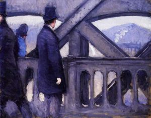 The Pont de Europe (study) -   Gustave Caillebotte Oil Painting